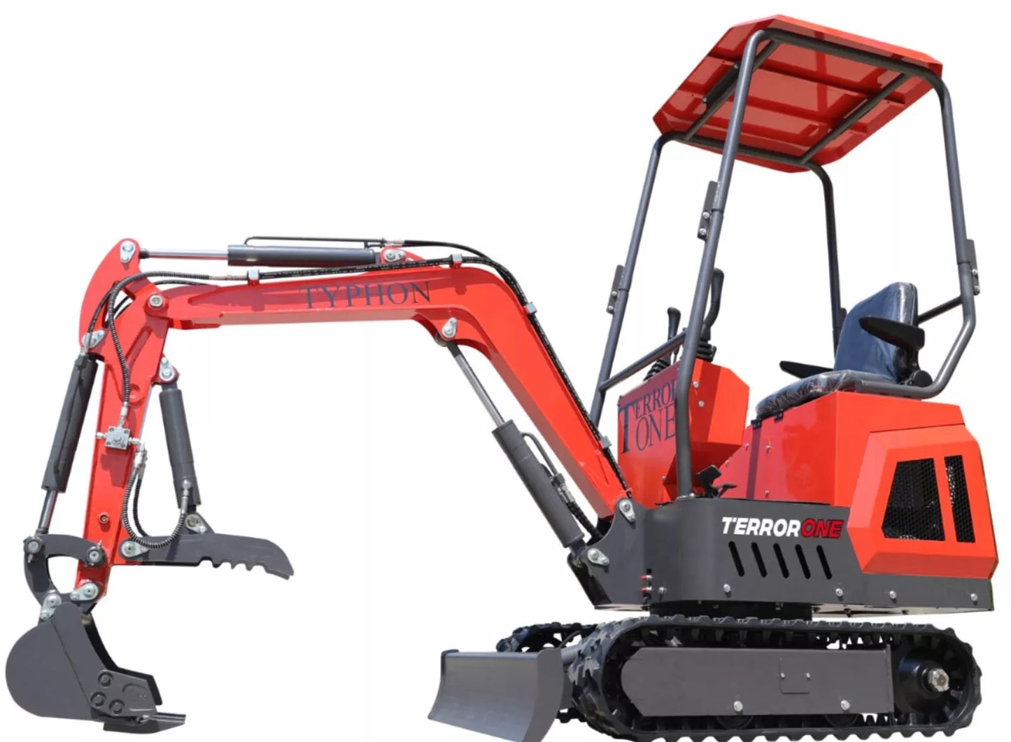 mini excavator 1 ton digger 13.5hp gas tracked crawler b&s epa engine