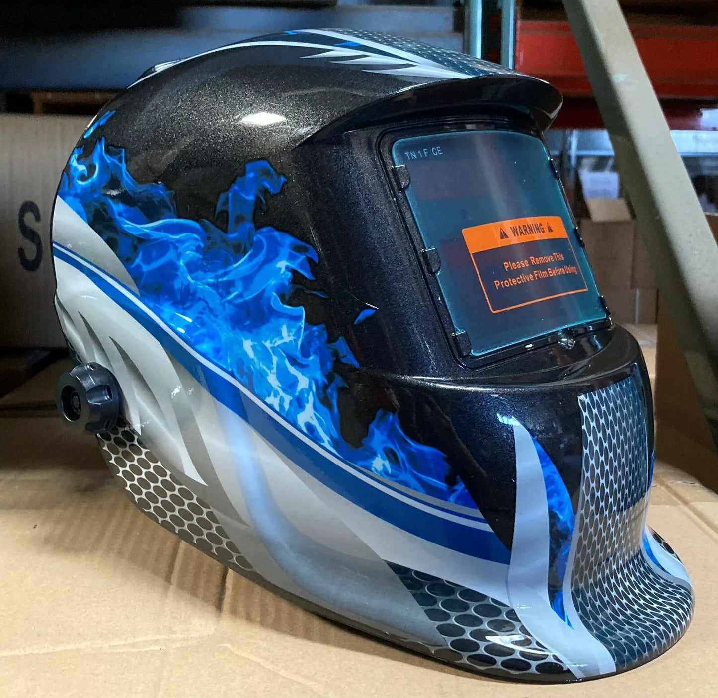 Shop-Tek FRS Bag Solar Auto Darkening Welding Helmet Arc TIG MIG Certified Mask Grinding