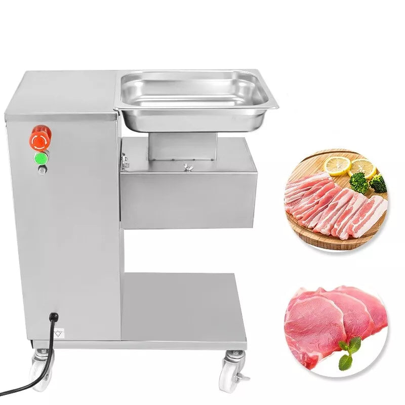 500kg meat cutting machine stainless steel commercial meat cutter slicer new