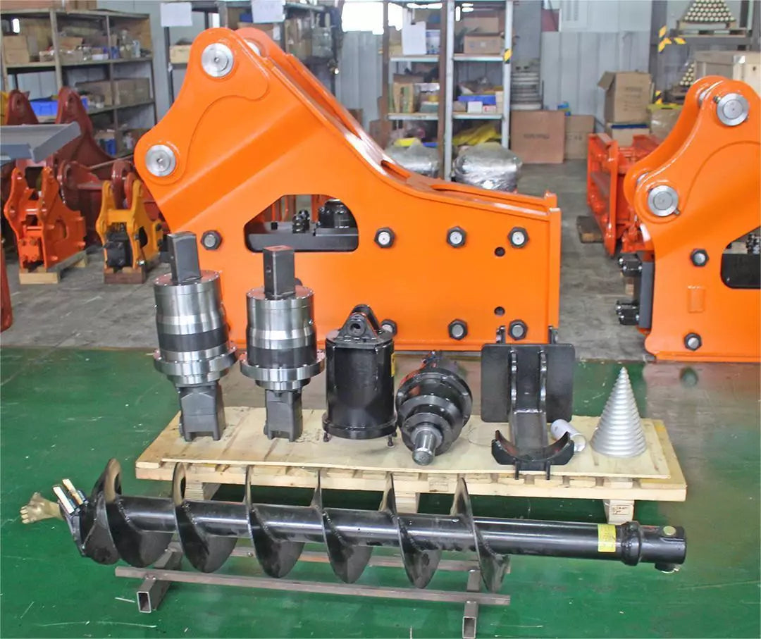 hydraulic power earth auger excavator drilling machine fit 4.5-6 ton excavator