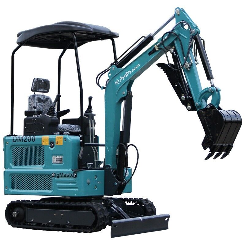 new 4,000 lbs mini excavator, epa certified usa kubota diesel machine