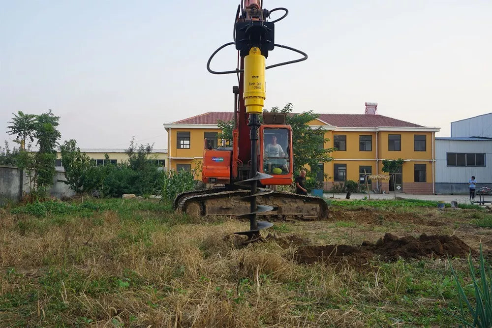 hydraulic power earth auger excavator drilling machine fit 4.5-6 ton excavator