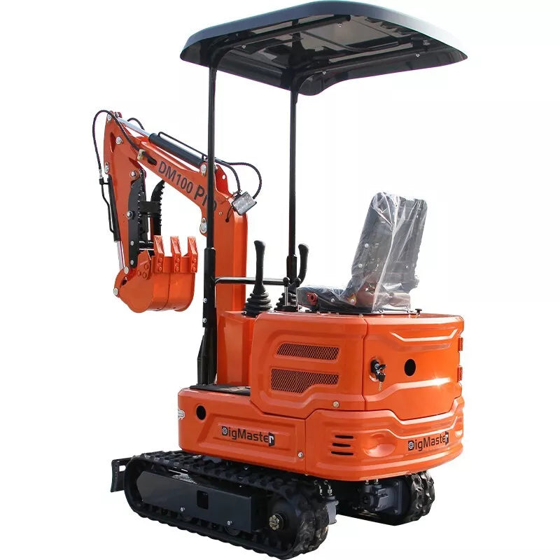 1ton mini hydraulic excavator digger, 13.5hp, epa engine+200mm bucket