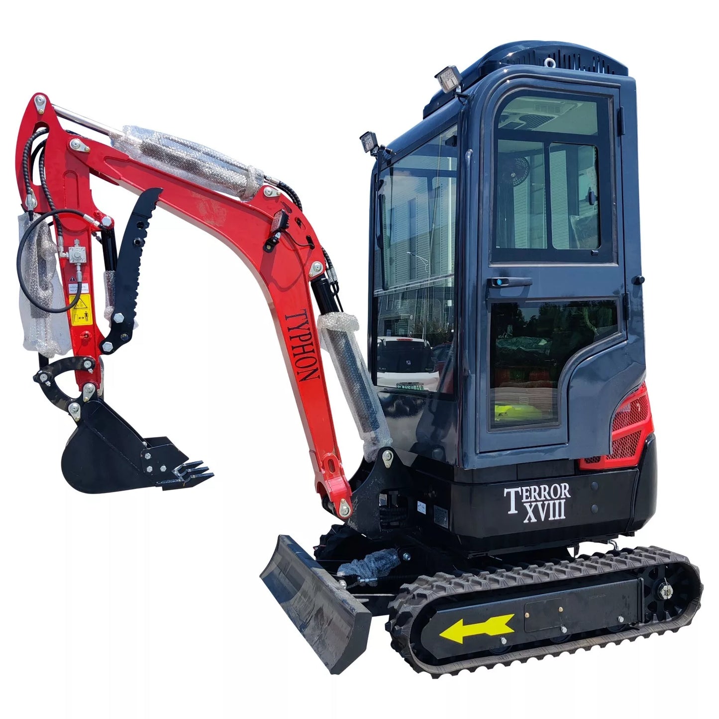 free shipping 2 ton new mini excavator, epa certified usa kubota diesel engine