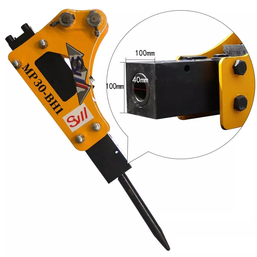 new 1 ton mini excavator accessories hydraulic rock breaker hammer drilling tool