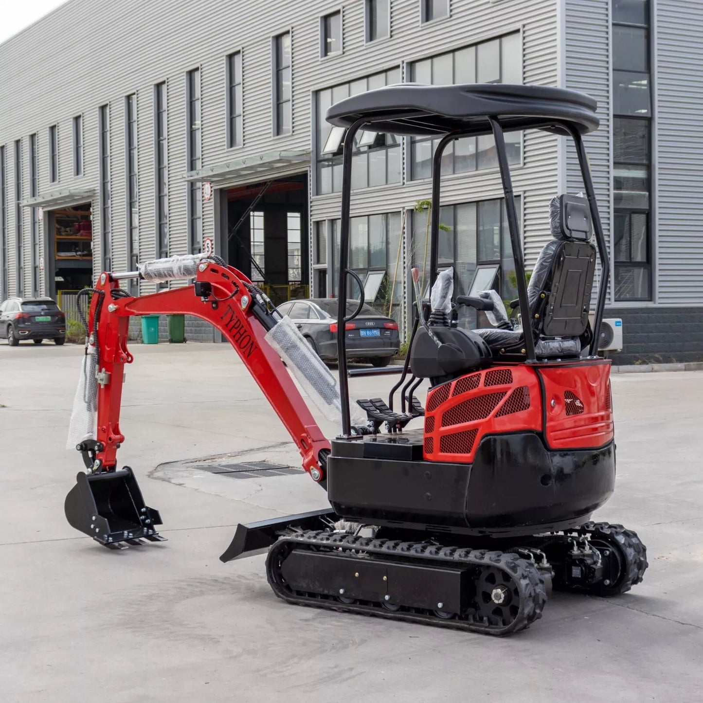 4,000 lbs terror xviii mini excavator, epa certified usa kubota diesel machine