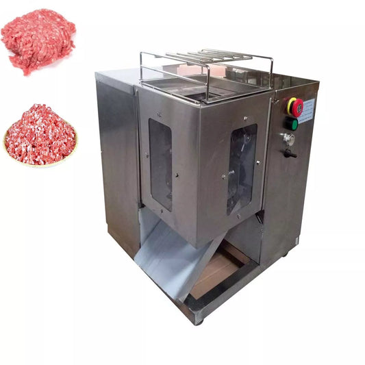 qsj-t 8mm shredded meat cutting machine with double motor for pork beef 110v