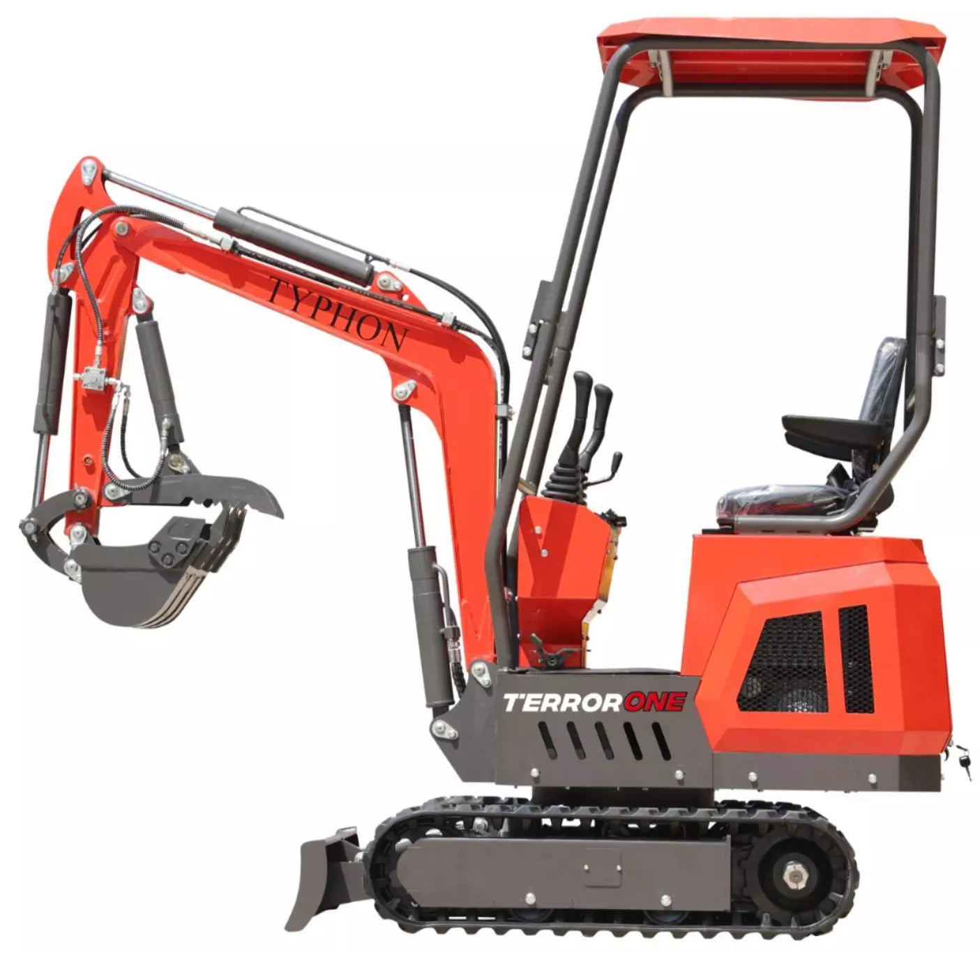 mini excavator 1 ton digger 13.5hp gas tracked crawler b&s epa engine